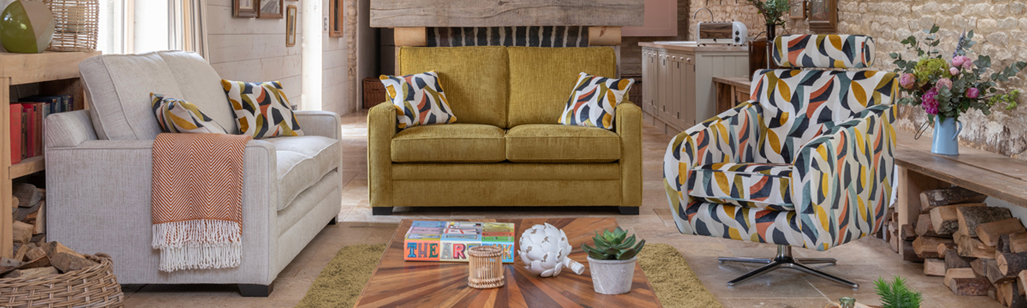 Fabric Swivel Chairs