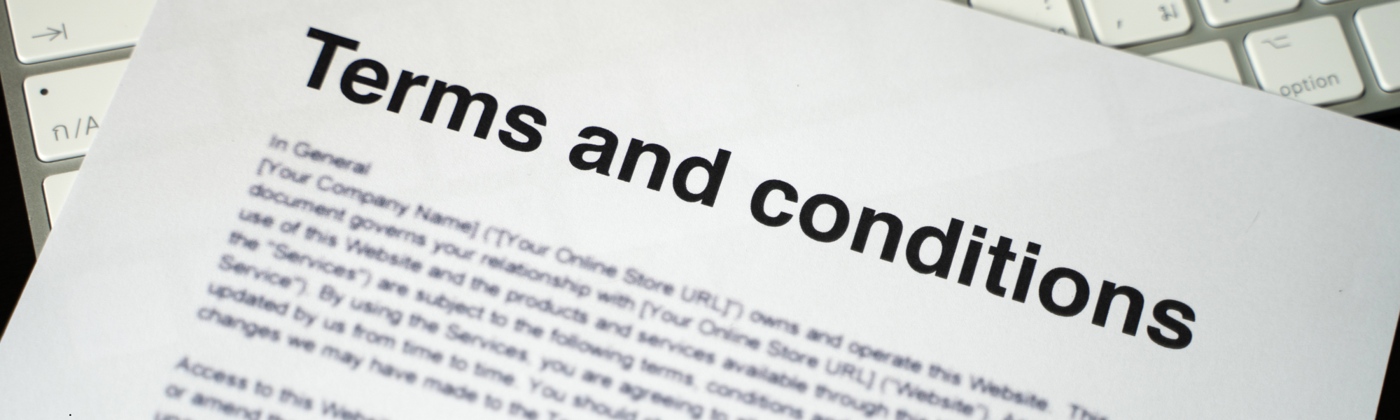 Terms and conditions